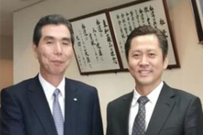 訪問日本東和藥品株式會社 與吉田逸郎社長會面